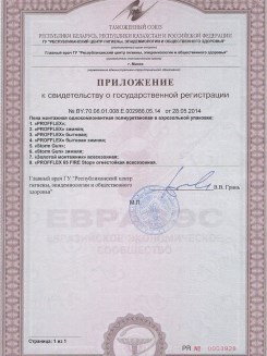 2015.03.25 Реж - Приложение к сертификату, Профили поливинилхлоридные системы Rehau.