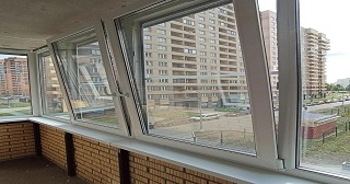 Остекление балкона Реж цена от 9763 руб. м/п. за 50 часов